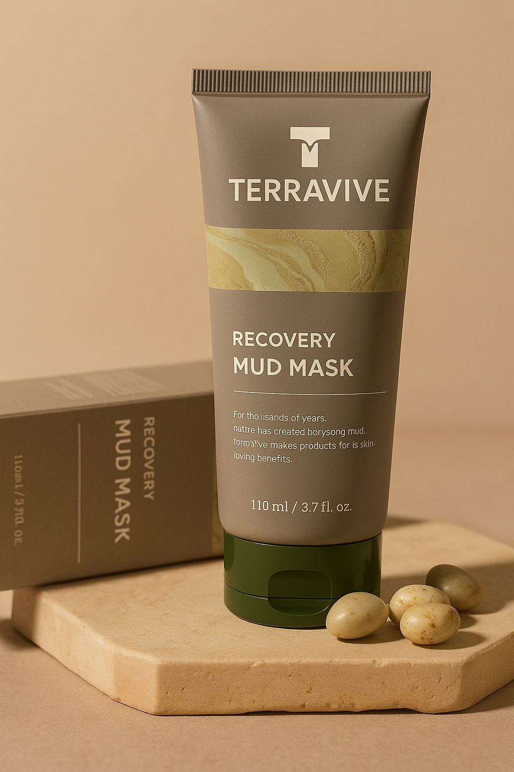 "Unlock Clear, Smooth Skin with TerraVive™ Recovery Mud Mask – Nature’s Healing Power"