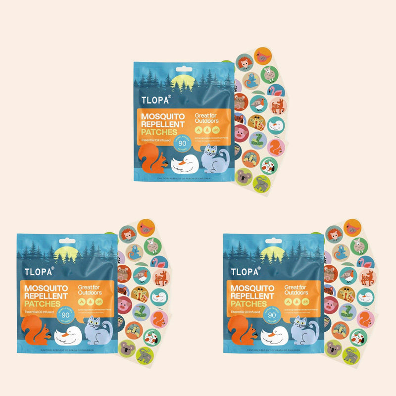 🌿 SpaceTech™ Mosquito Repellent Patches – Plant-Based, Non-Toxic Protection for Outdoor & Indoor Use | All-Day Natural Defense (36-Pack)