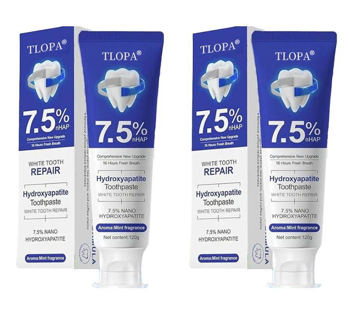 TLOPA® Hydroxyapatite Toothpaste(🦷𝐋𝐢𝐦𝐢𝐭𝐞𝐝 𝐭𝐢𝐦𝐞 𝐝𝐢𝐬𝐜𝐨𝐮𝐧𝐭 𝐋𝐚𝐬𝐭 𝟑𝟎 𝐦𝐢𝐧𝐮𝐭𝐞𝐬🦷)💧